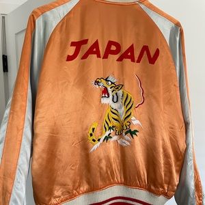 Vintage 1950s 60s Sukajan Souvenir Jacket size s-m